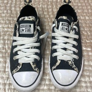 Black, white, leopard shoe